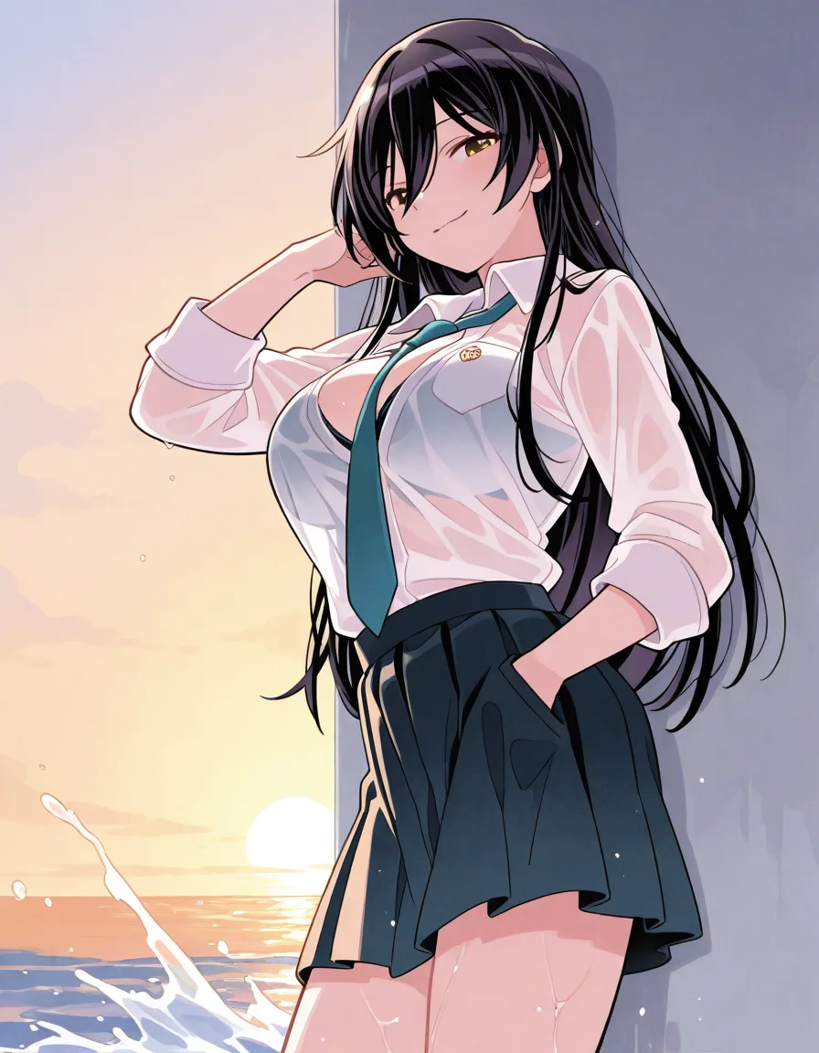 白瀬咲耶 エモ海(濡れグラビア)