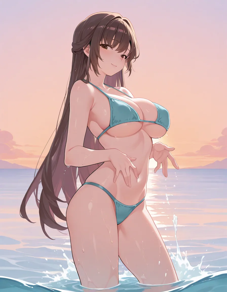マルチャーナ エモ海(濡れグラビア)