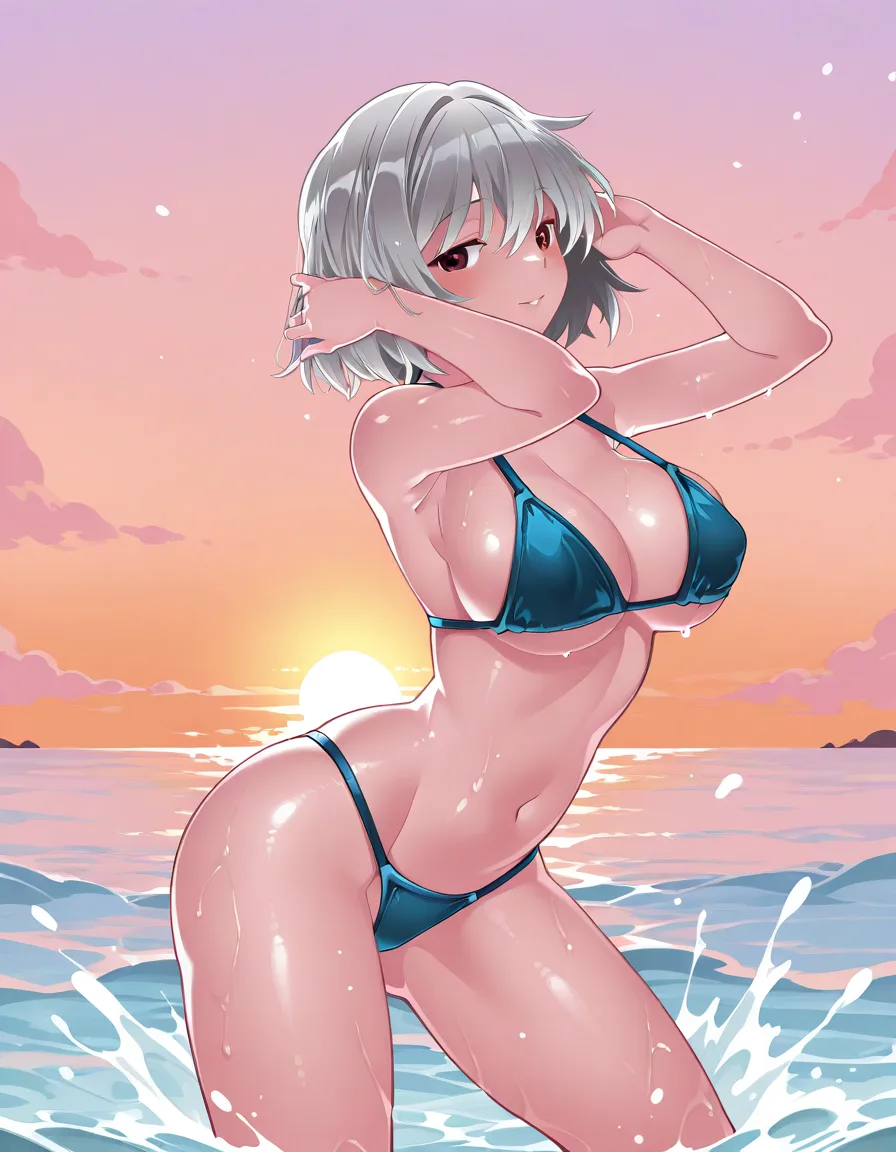 少女 エモ海(濡れグラビア)