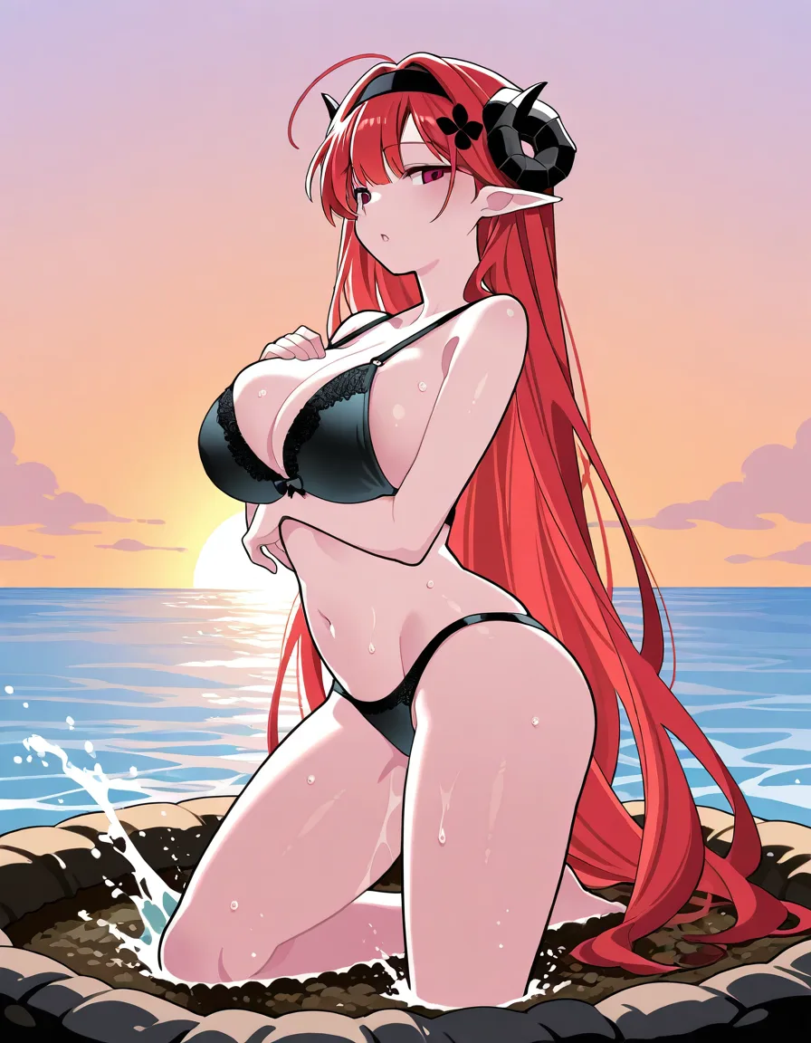 ヒンデンブルク エモ海(濡れグラビア)