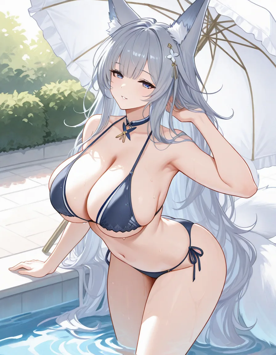 信濃 グラビア立ち(水着)