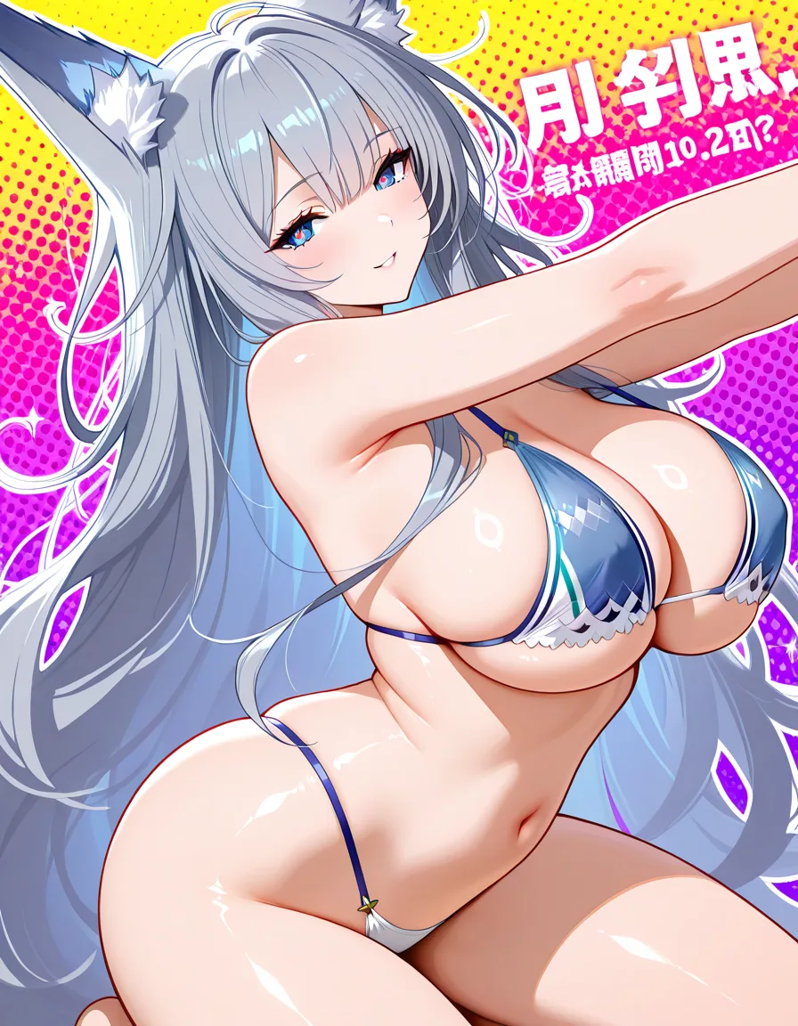 アズレン・信濃 グラビア立ち(水着)