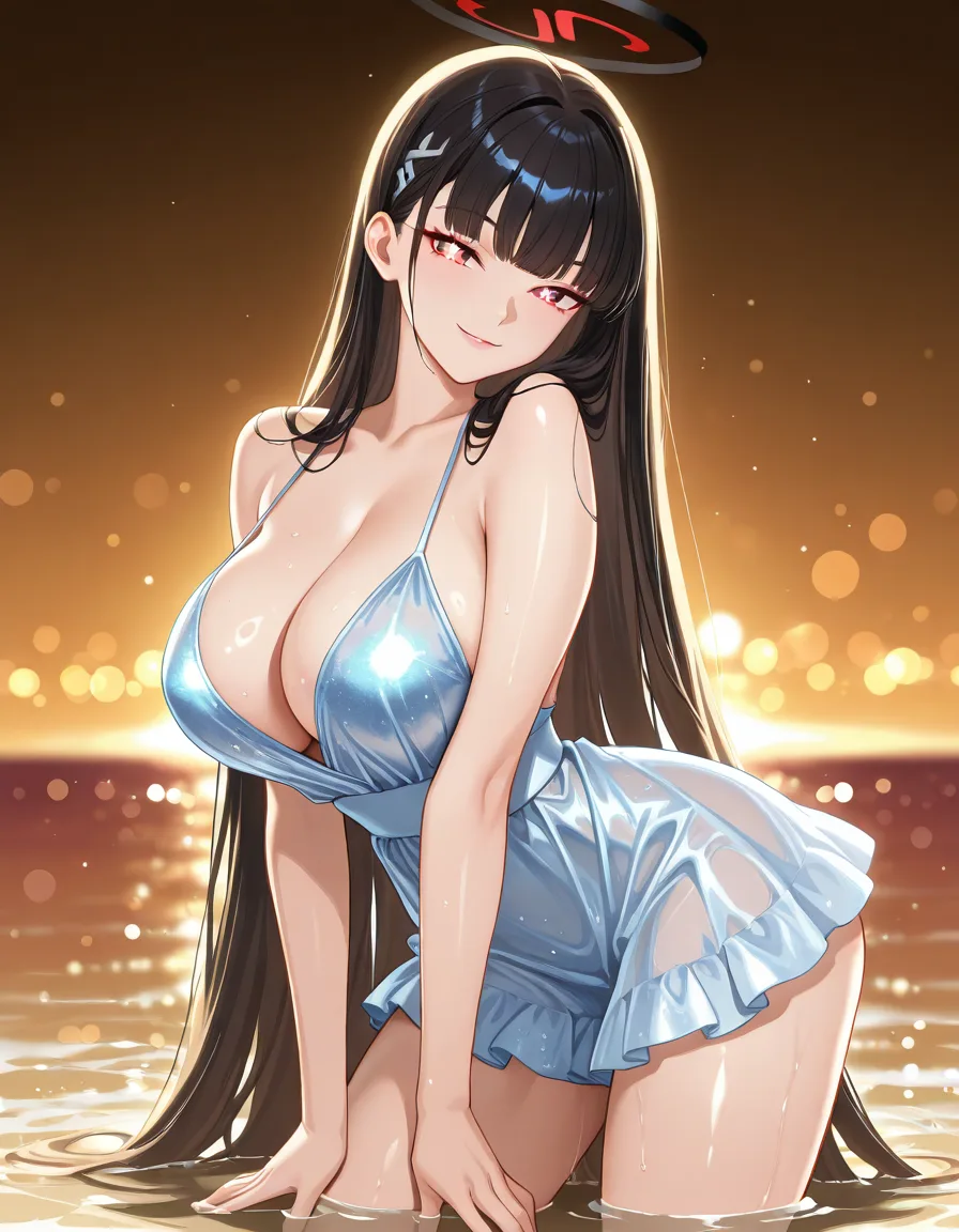 調月リオ グラビア立ち(着衣)