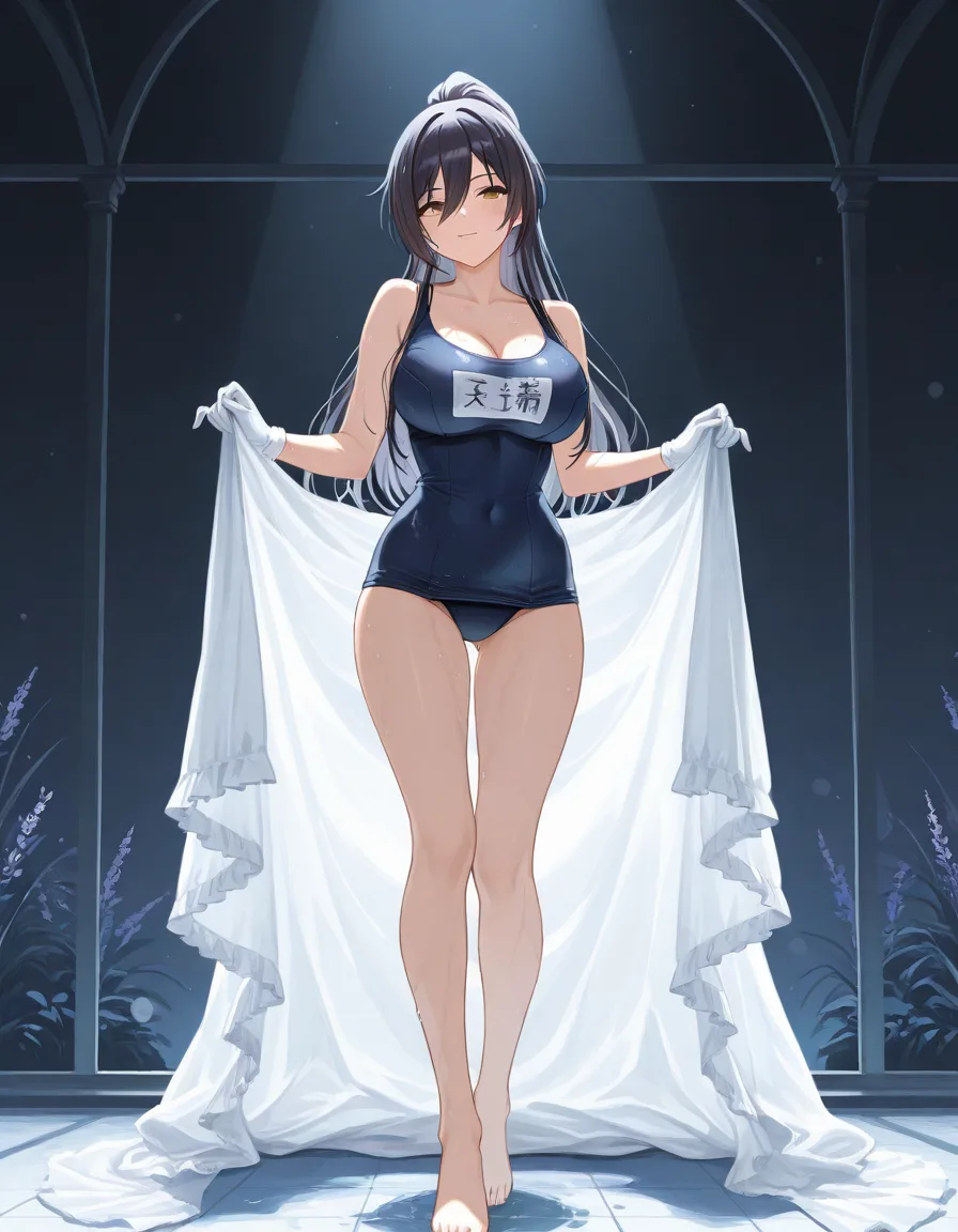 白瀬咲耶 スク水