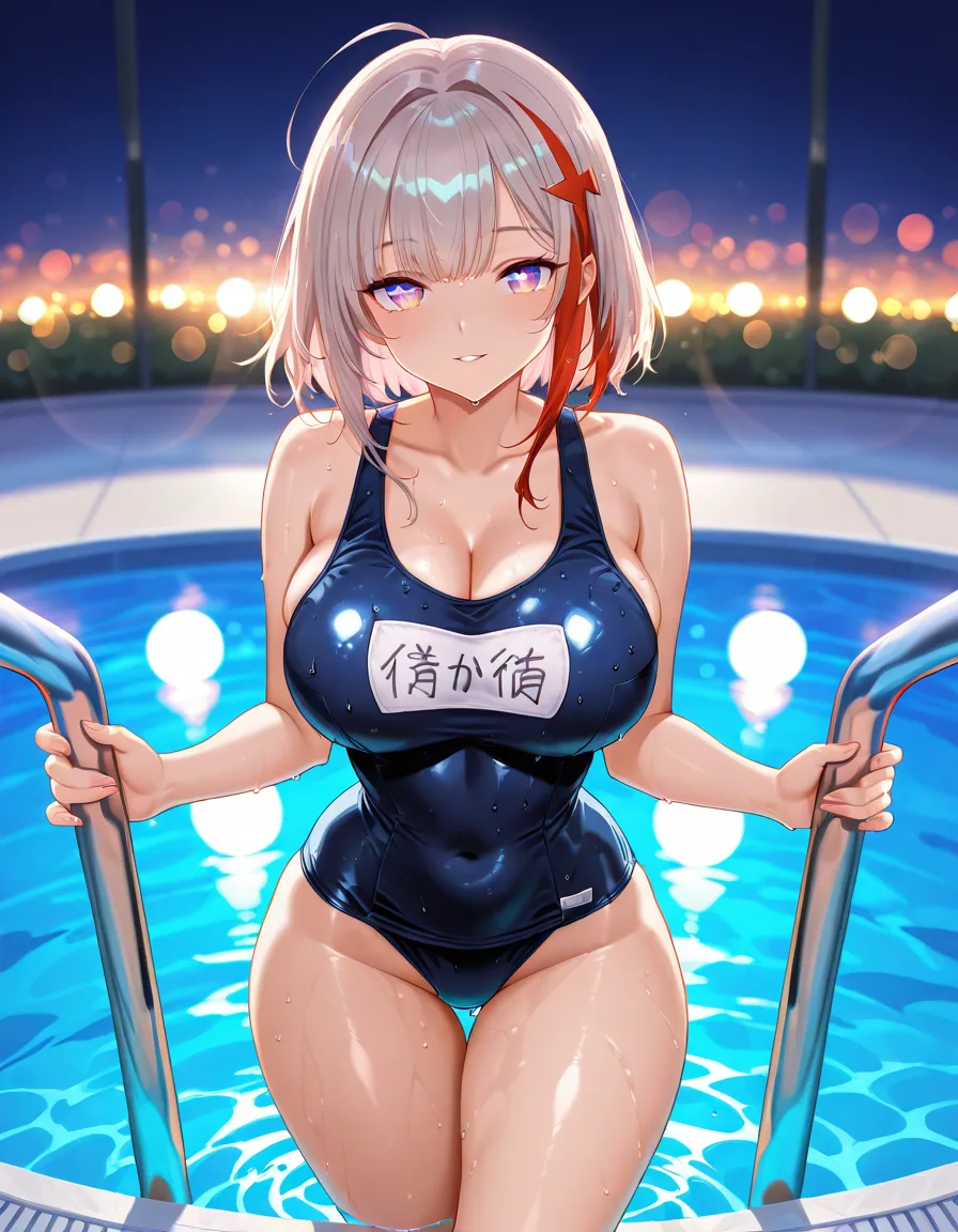 少女 スク水