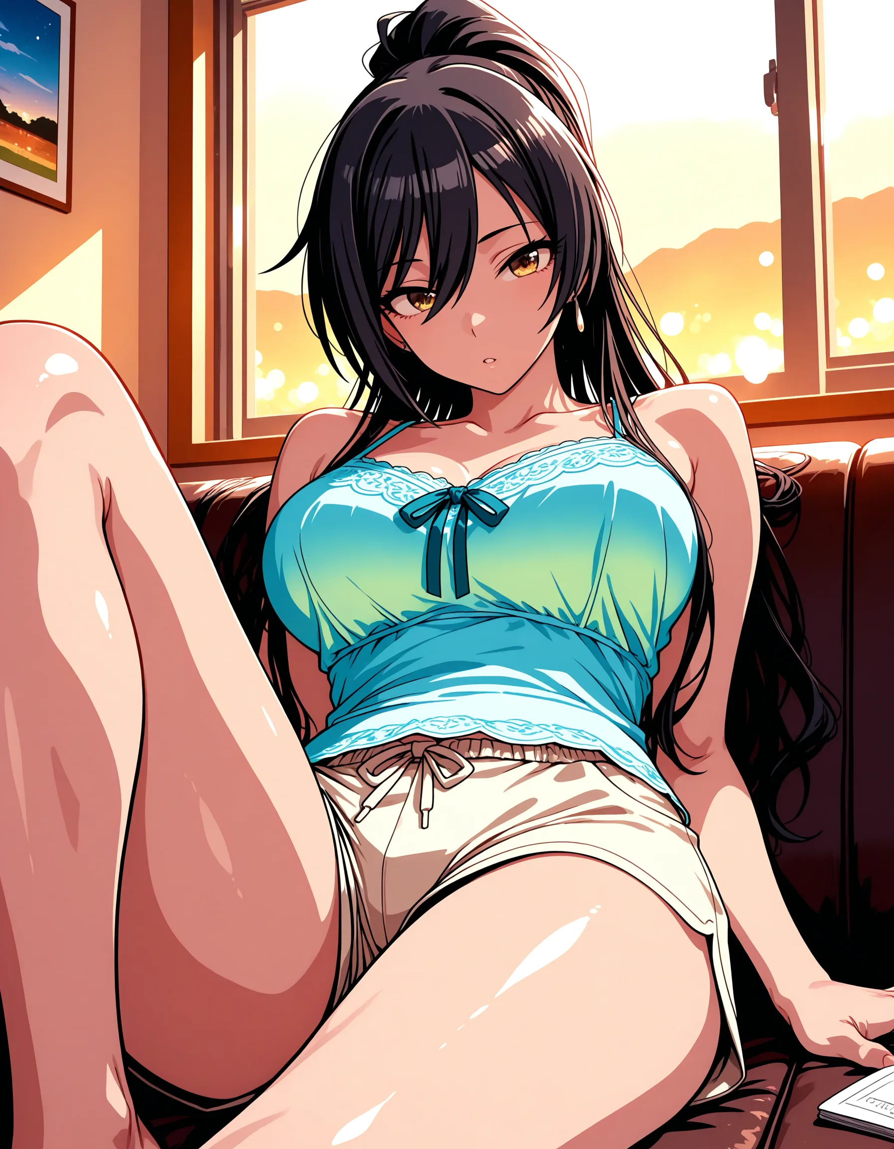 白瀬咲耶 寝起きキャミ