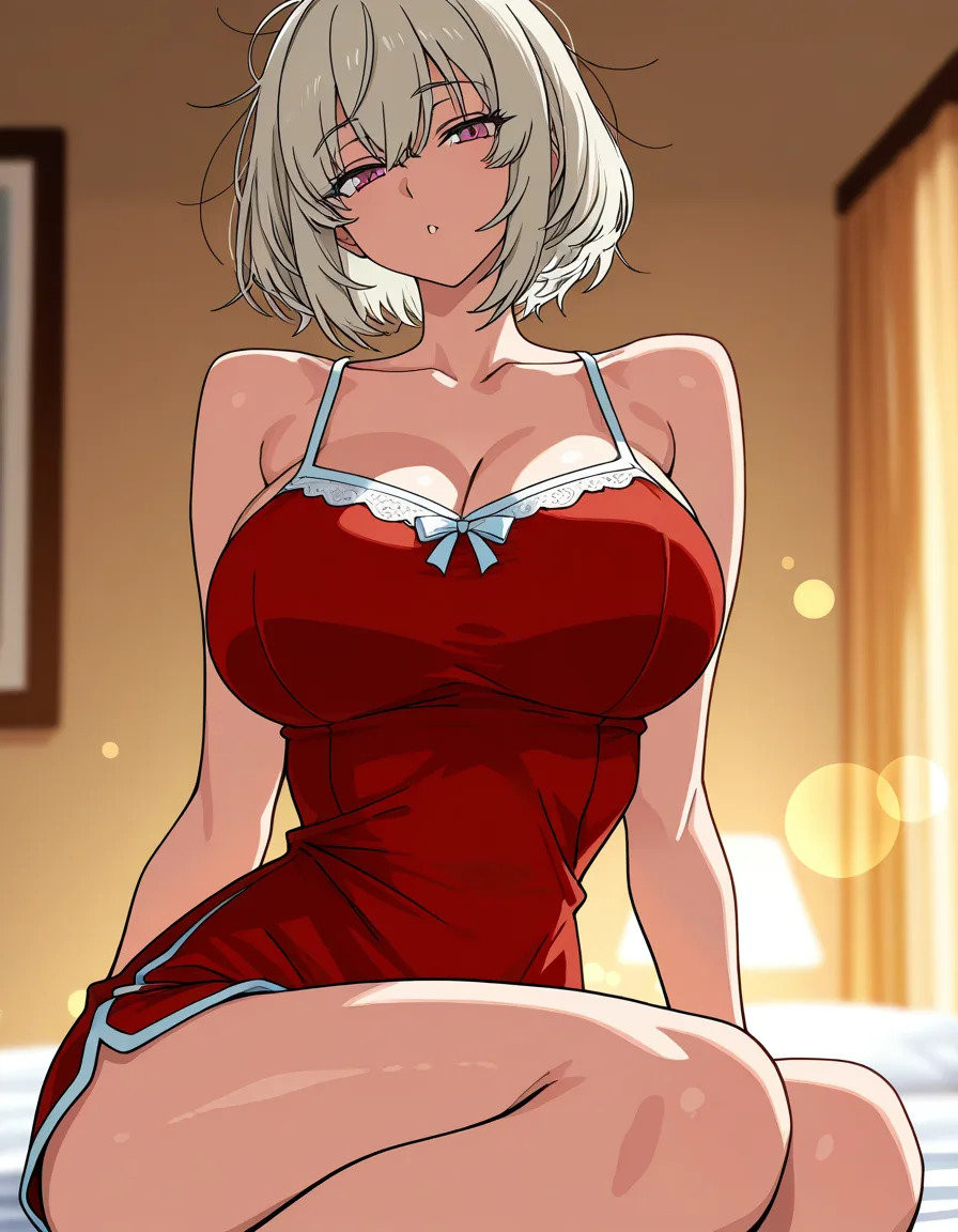 シリアス 寝起きキャミ