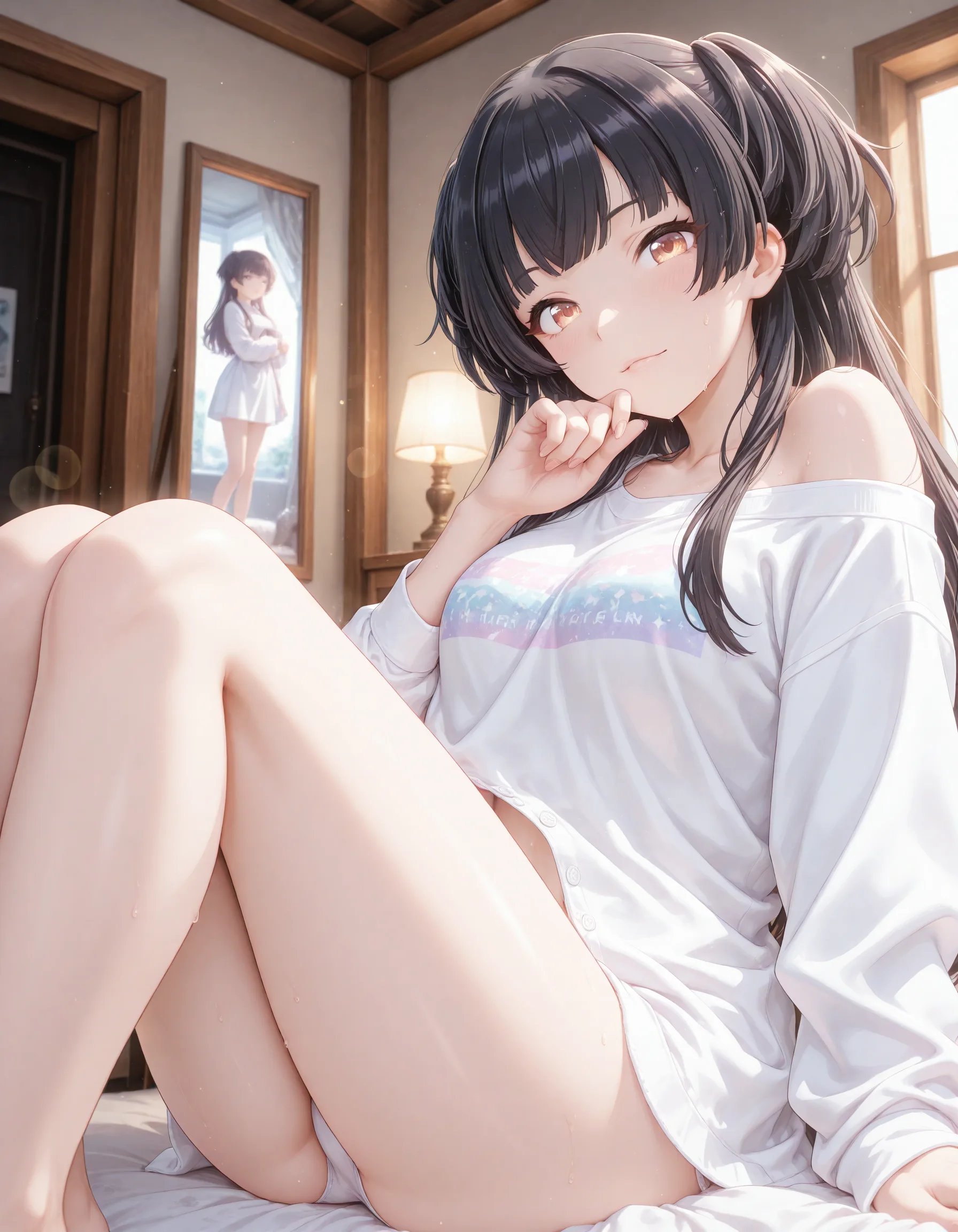 黛冬優子 彼シャツ