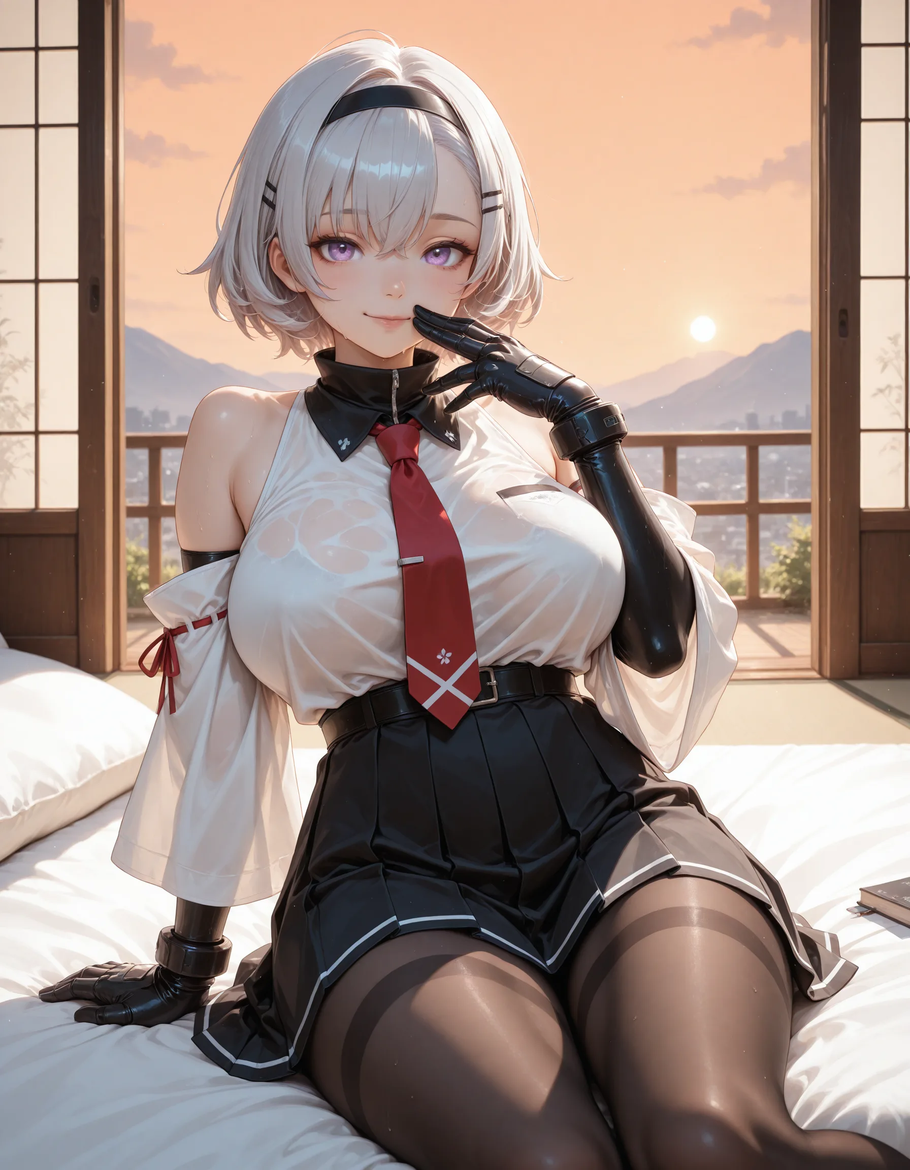 リノ 汗だく部屋着