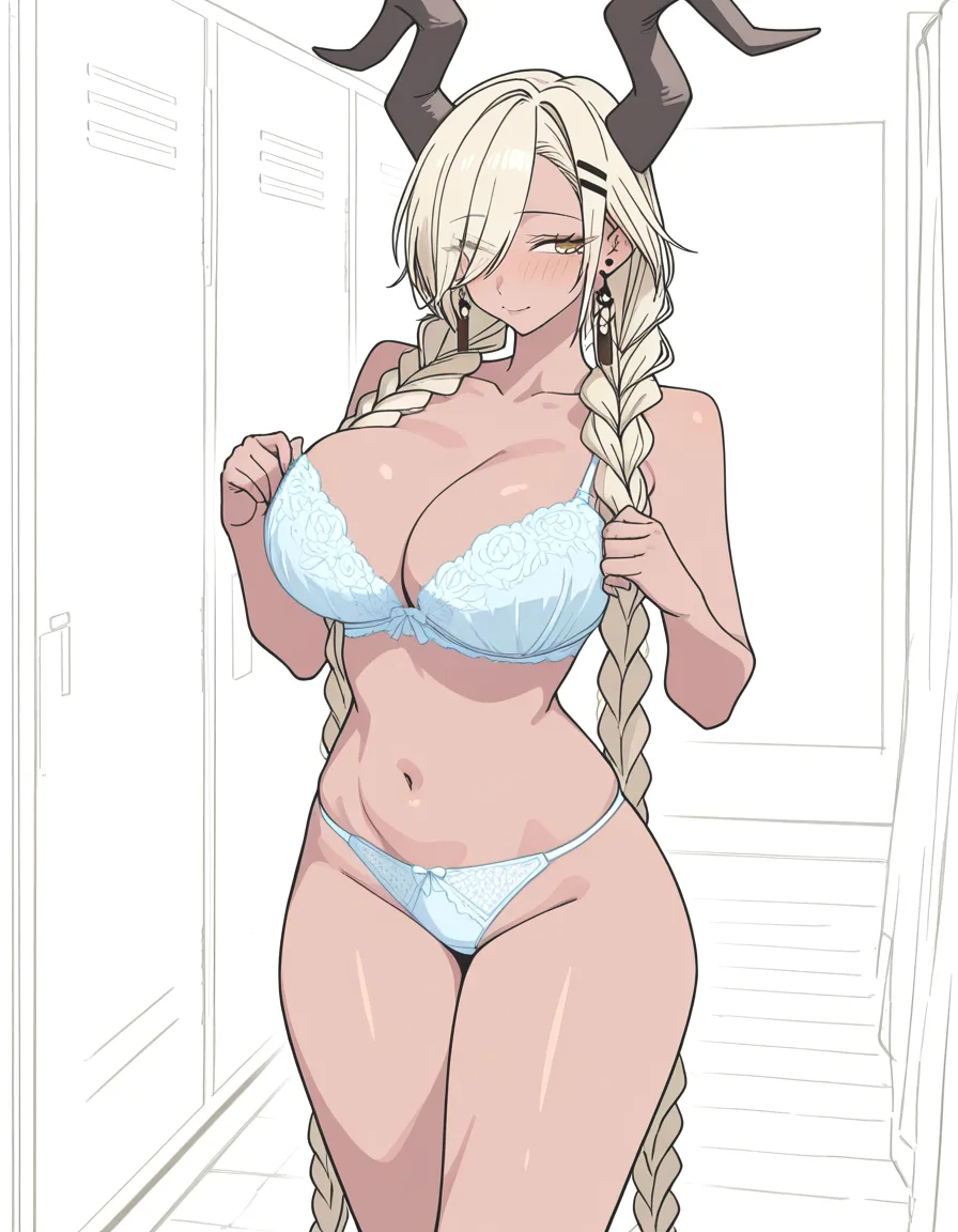アズレン・尾張 脱衣進行