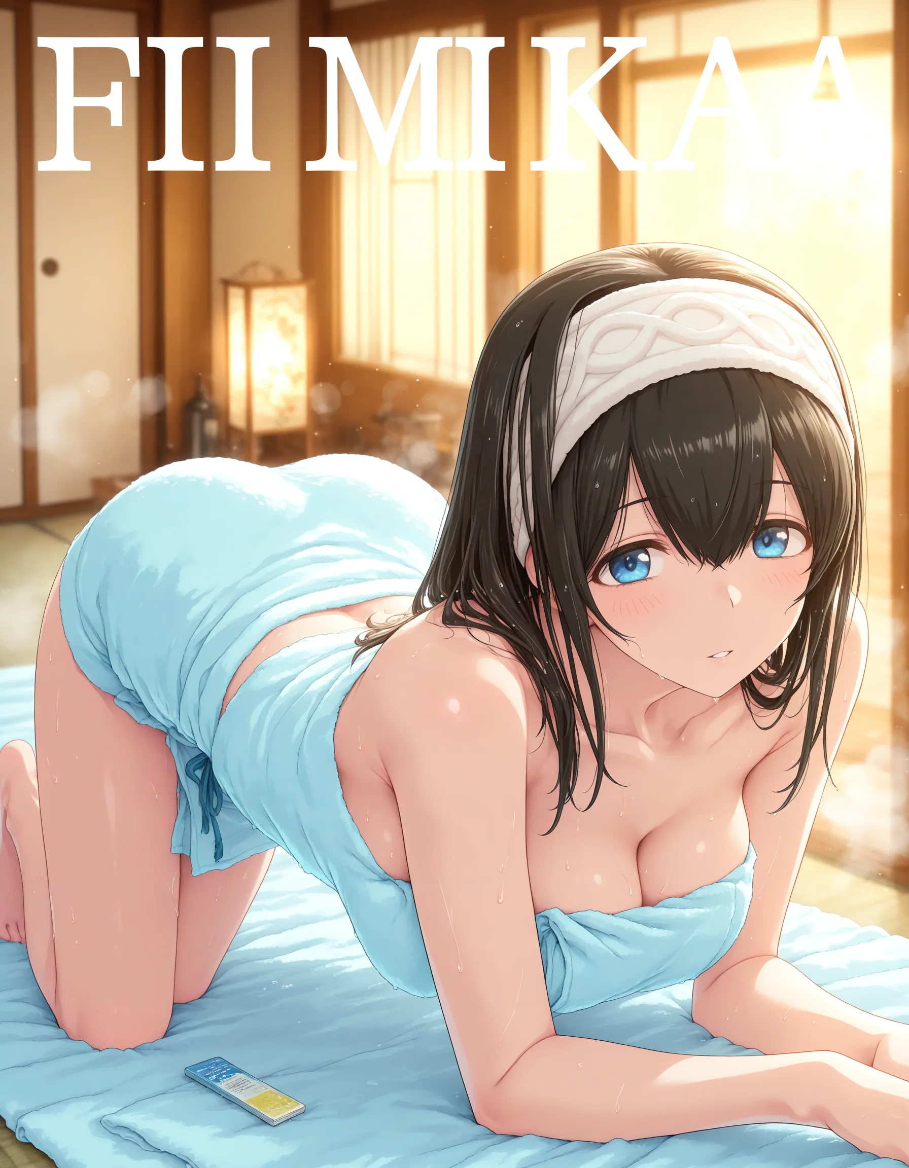 鷺沢文香 風呂上がりタオル