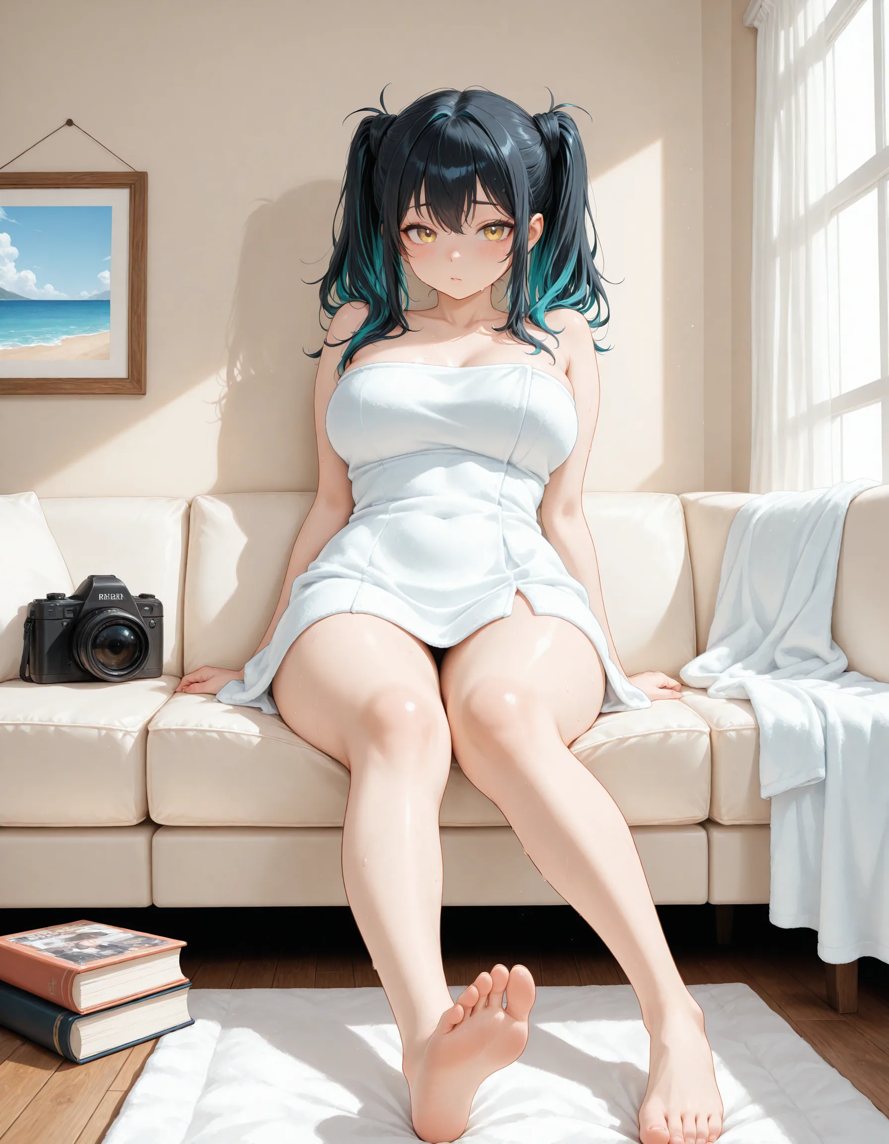 リトルマーメイド 風呂上がりタオル