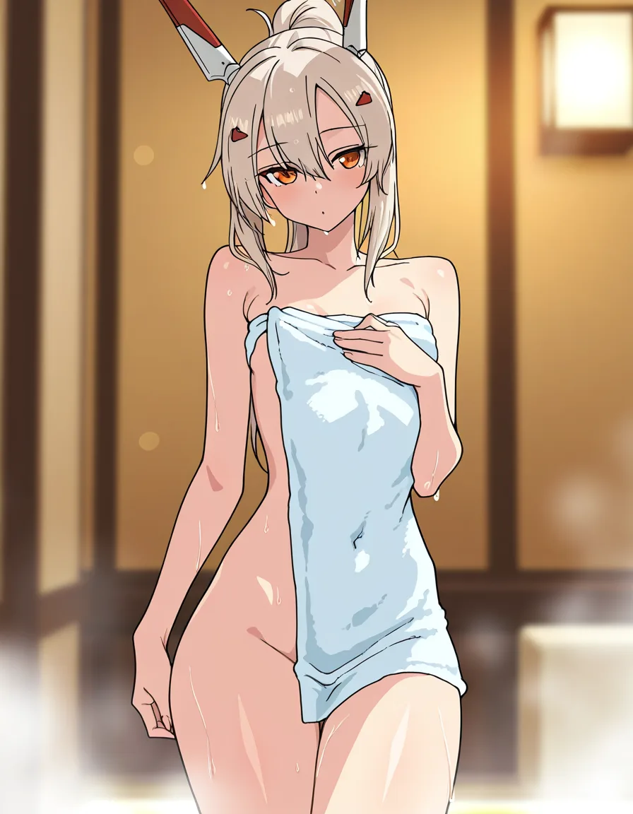 綾波 風呂上がりタオル