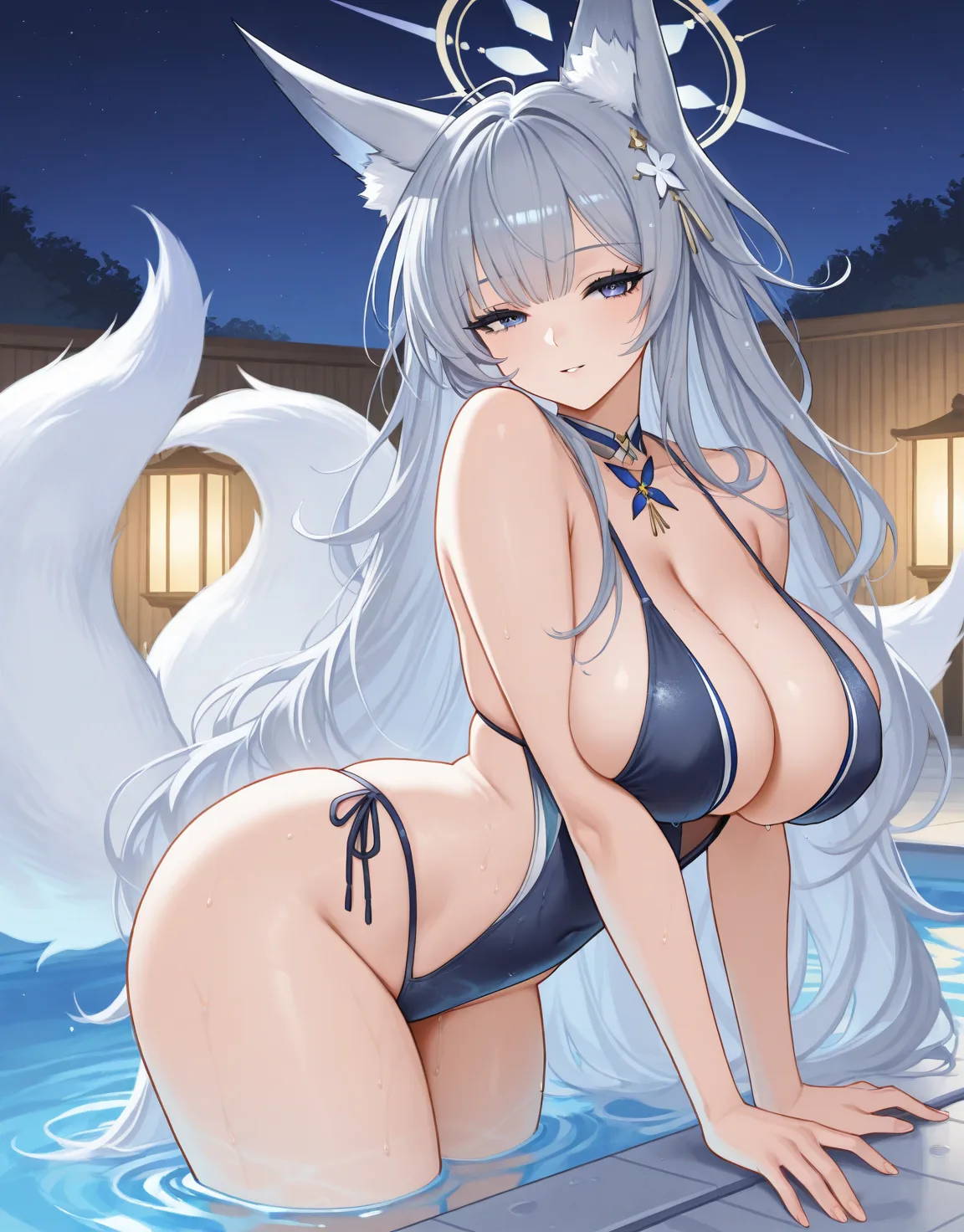 信濃 グラビア立ち(水着)